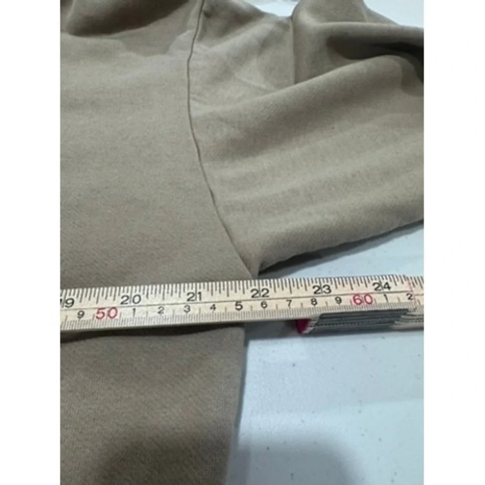 Alo Yoga Accolade Hoodie Taupe Brown Pullover Oversized Sweatshirt Women Small